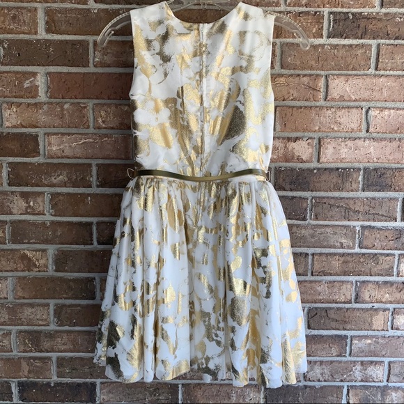 Beautiful Gold Accent Dress - Picture 5 of 5